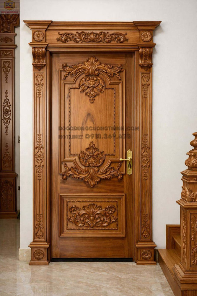 Bộ cửa phòng cổ điển CP56